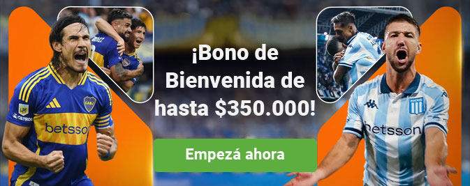 Bono de bienvenida en Betsson Argentina